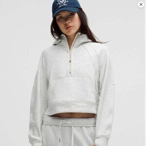 Lululemon Scuba | Gray Hoodie with Gold Zipper | Sz L/XL
